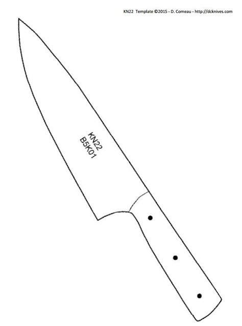Kitchen Knife Templates